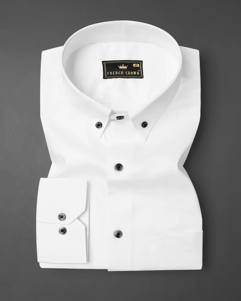 Bright White Super Soft Premium Cotton Shirt 4