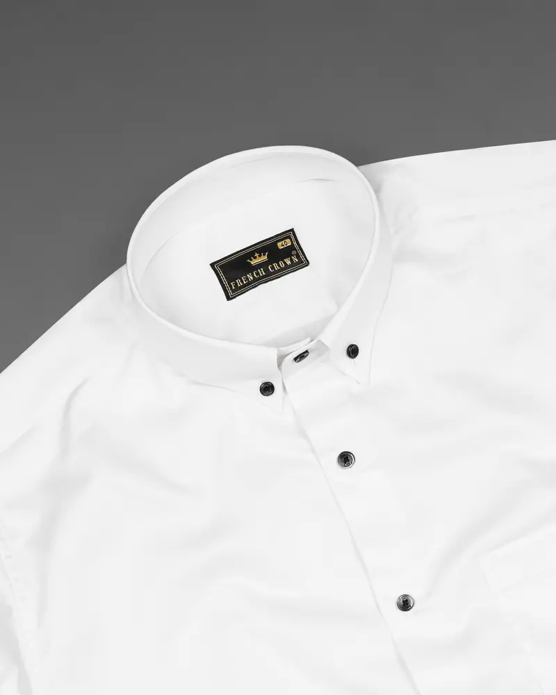 Bright White Super Soft Premium Cotton Shirt 5