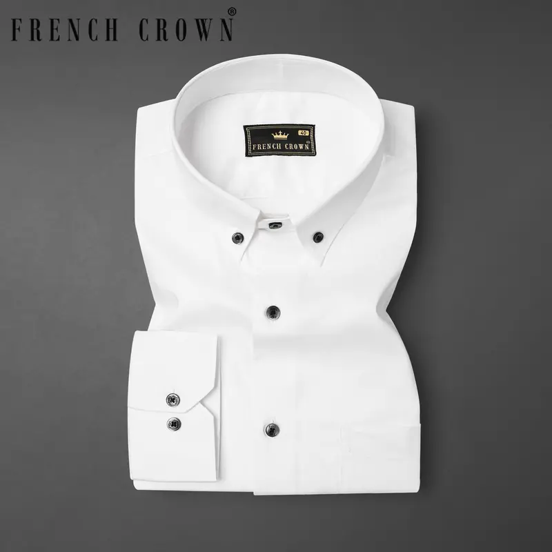 Bright White Super Soft Premium Cotton Shirt 7