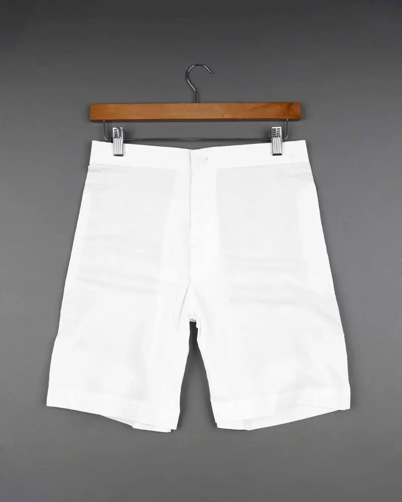 Bright White Super Soft Premium Cotton Shorts 2