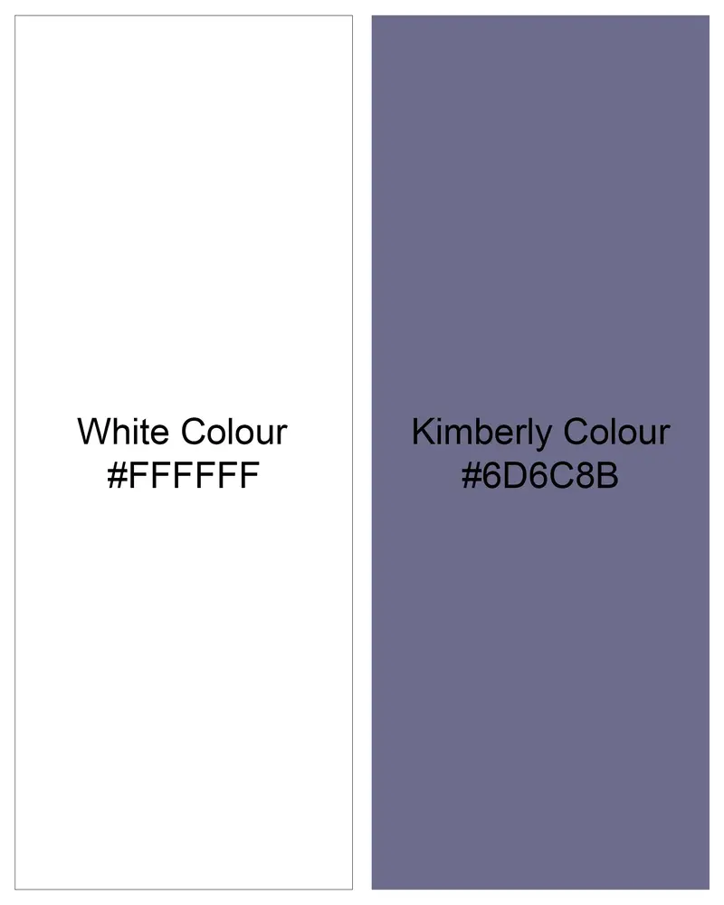 Bright White With Kimberly Gray Striped Premium Tencel Kurta Shirt 8