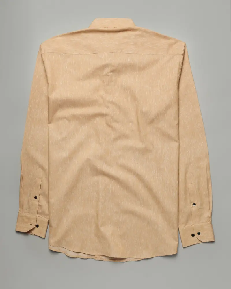 Brown Rain Textured Oxford Shirt 6