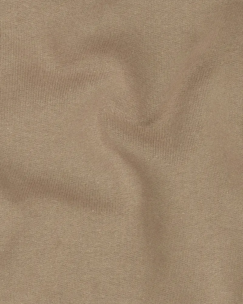 Brown With Cream Full Sleeve Premium Cotton Heavyweight Sweatshirt 3