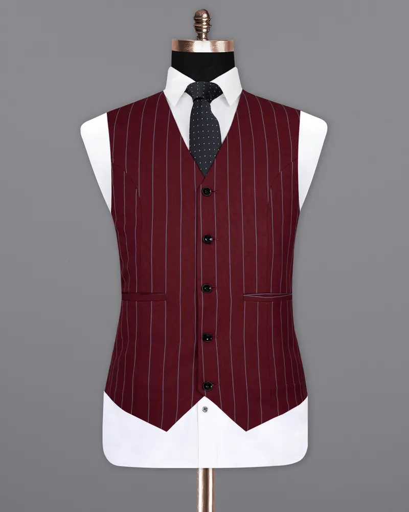 Buccaneer Striped Wool Rich Waistcoat 2
