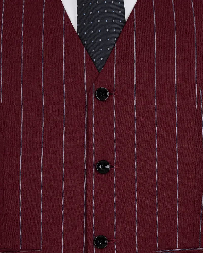 Buccaneer Striped Wool Rich Waistcoat 5