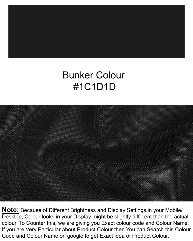 Bunker Black Windowpane Wool Rich Sports Blazer 11
