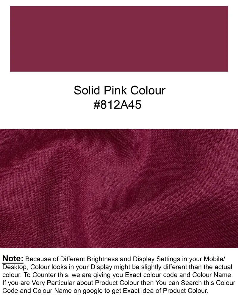Burgundy Luxurious Linen Kurta Shirt 8
