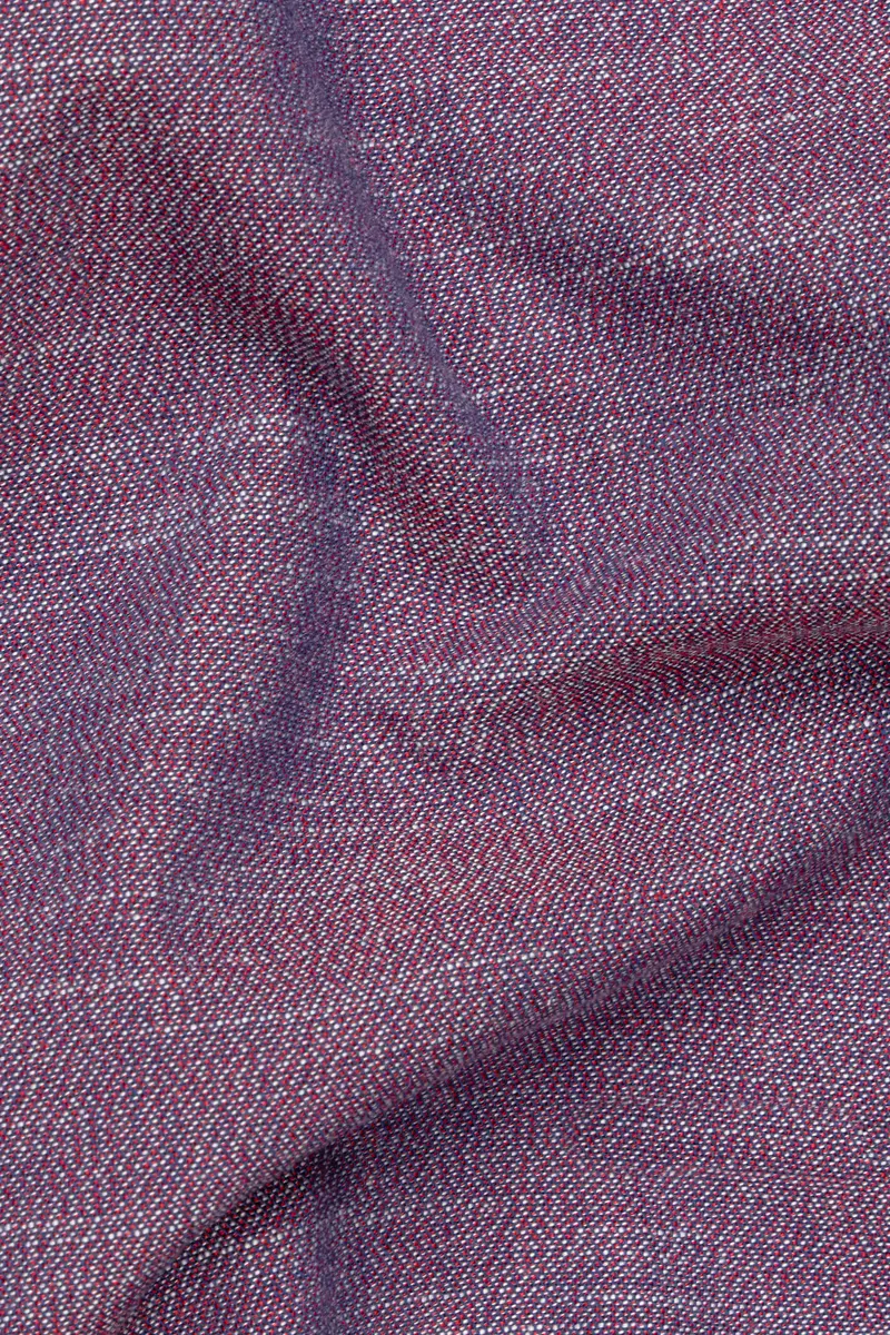 Byzantium Purple Chambray Button Down Shirt 2