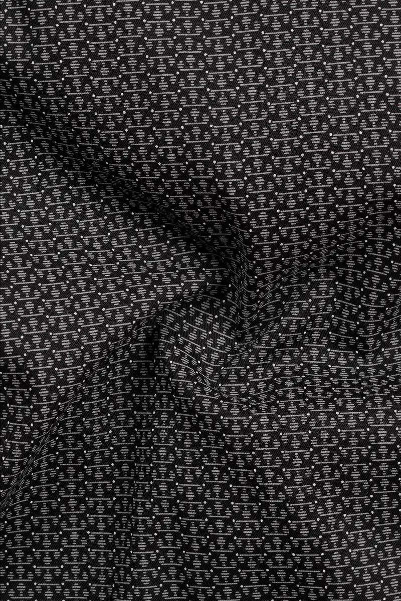 Cabin Black Printed Giza Cotton Shirt 2