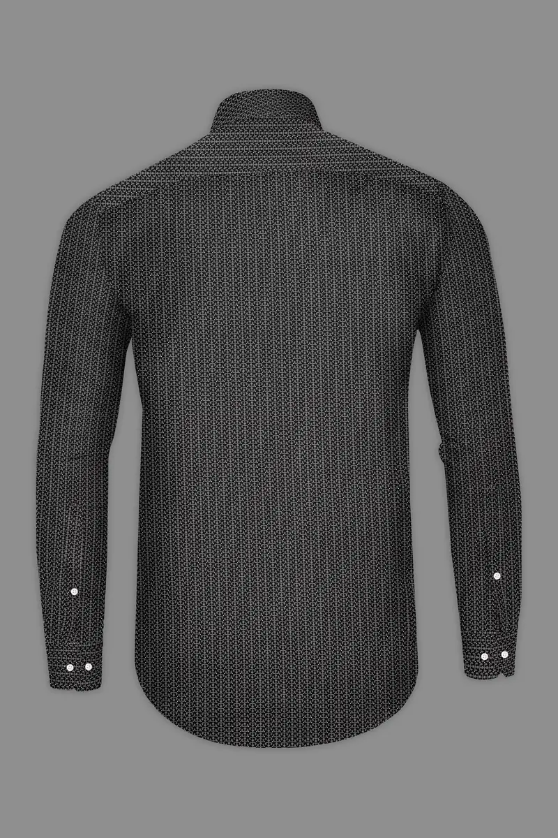 Cabin Black Printed Giza Cotton Shirt 5