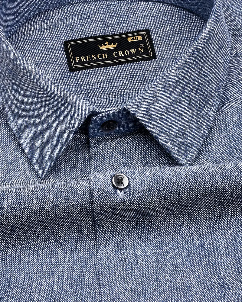 Cadet Gray Denim Shirt 1