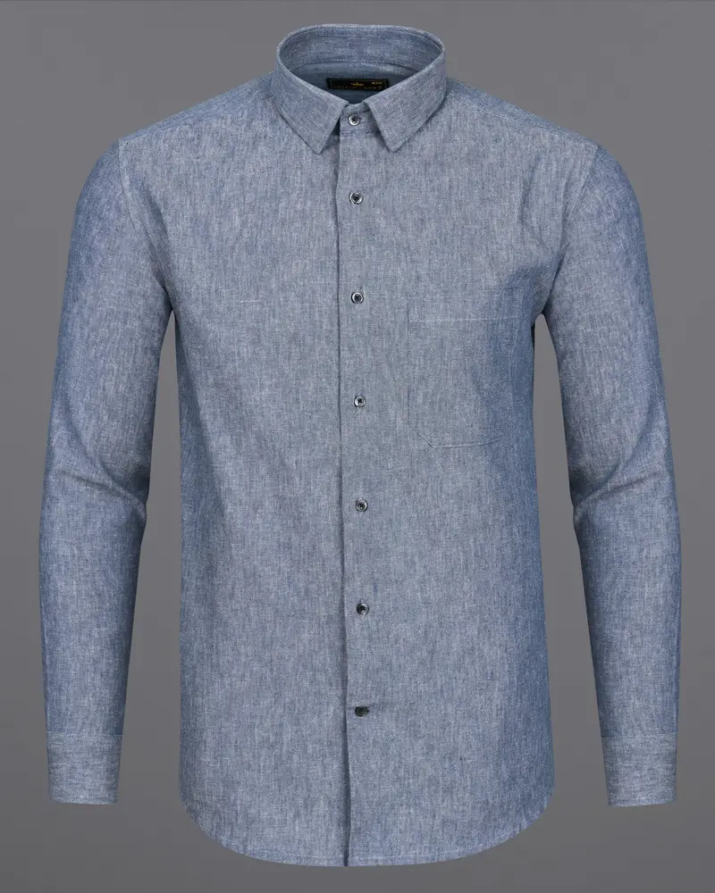 Cadet Gray Denim Shirt 5