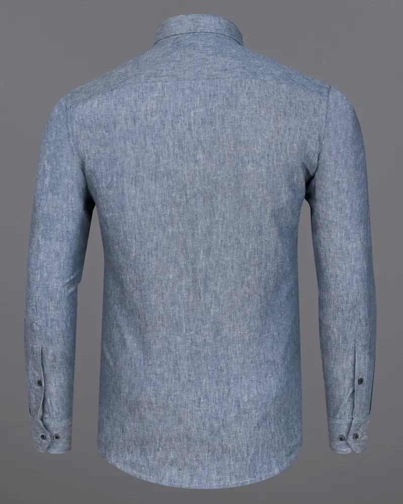 Cadet Gray Denim Shirt 6