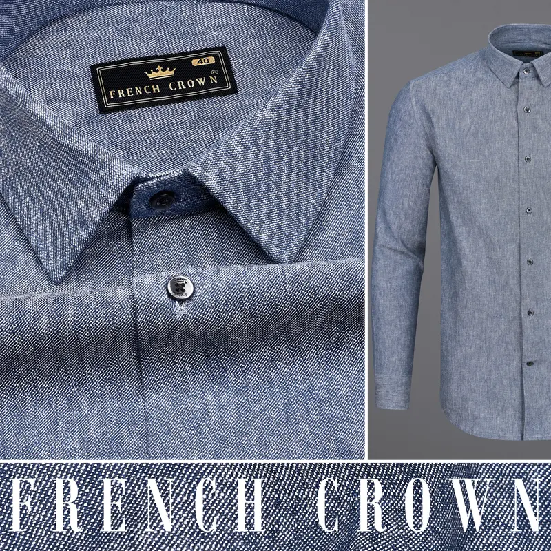 Cadet Gray Denim Shirt 9