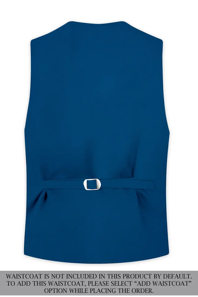 Calypso Blue Wool Rich Tuxedo Suit 17