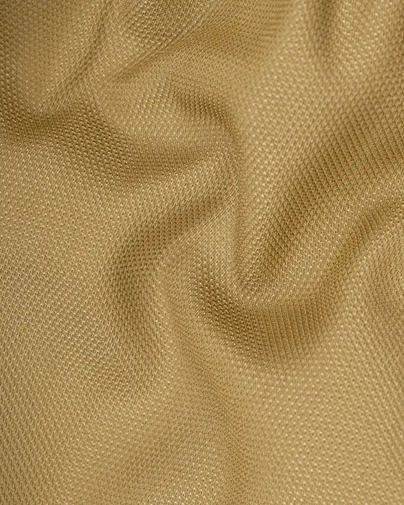 Camel Brown Textured Sports Waistcoat 3
