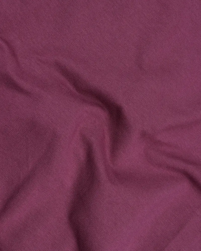 Camelot Wine With Bright White Patch Worked Sweatshirt 3