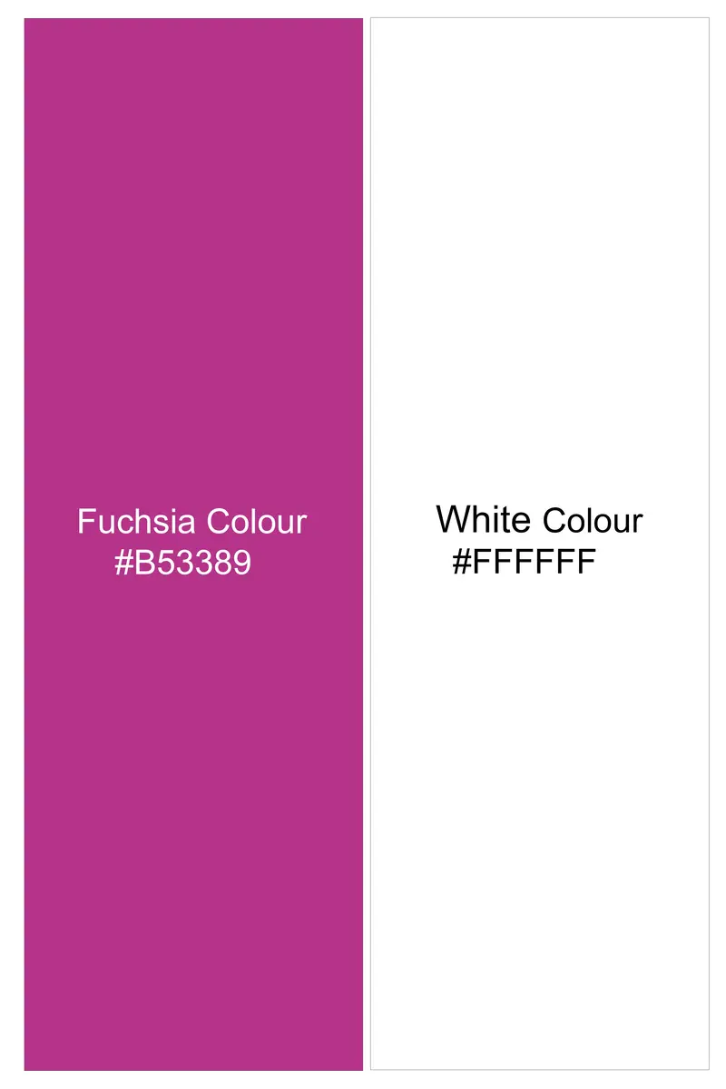 Candrosa-Fuchsia Purple And Bright White Candy Striped Super Soft Premium Cotton Dress Shirt 7