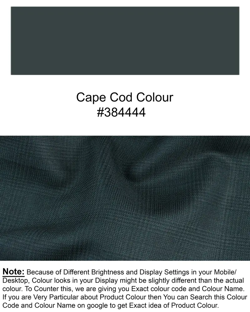 Cape Cod Green Subtle Plaid Waistcoat 7
