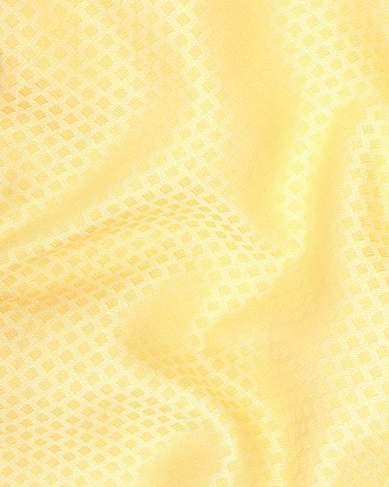 Cape Honey Textured Nehru Jacket 3