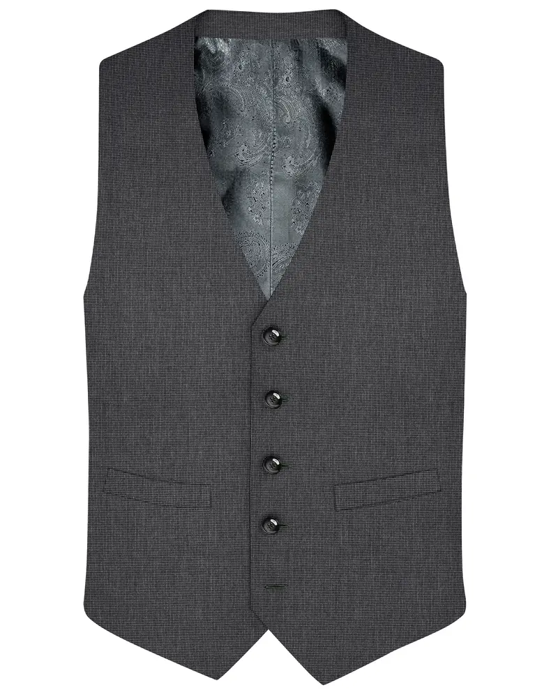 Capecod Gray Wool Rich Waistcoat 1