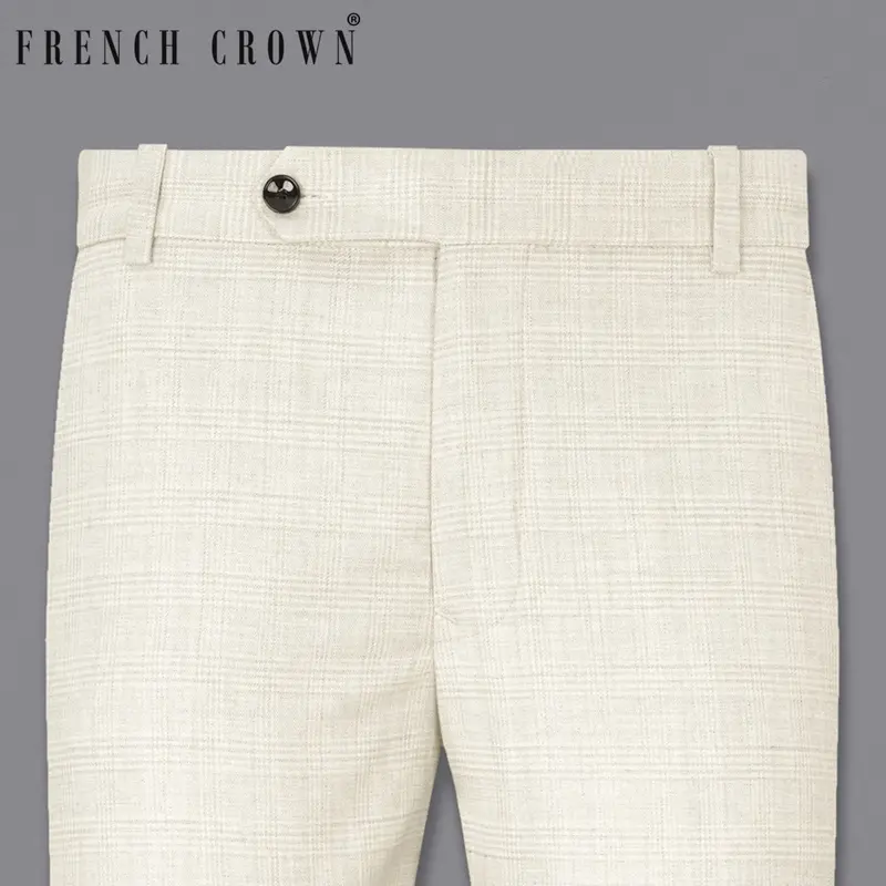 Cararra Brown Plaid Pant 1