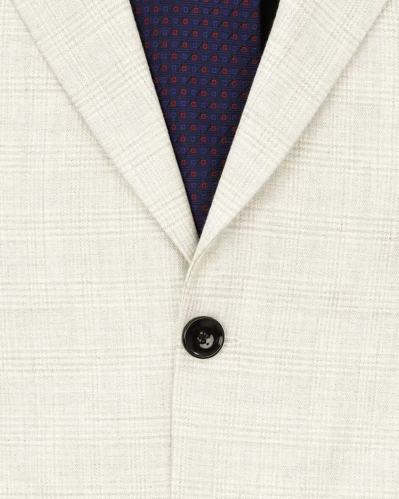 Cararra Brown Plaid Single Breasted Suit 5
