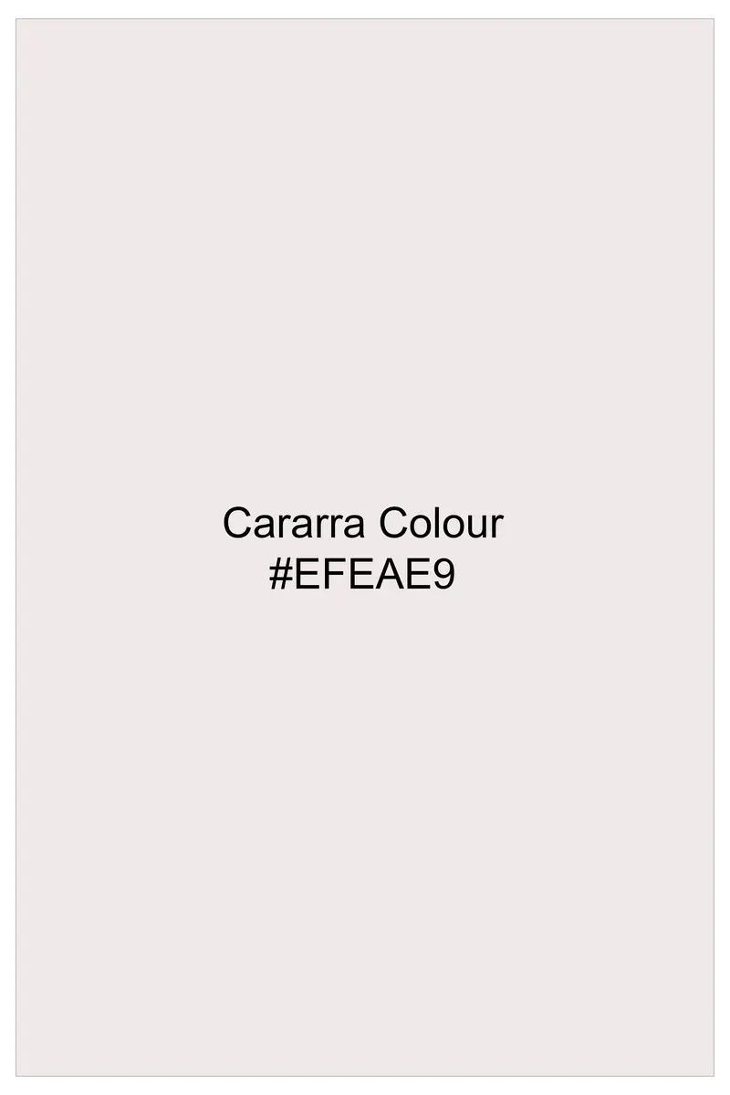 Cararra Cream With Multicolor Checks Plaid Twill Cotton Shirt 8