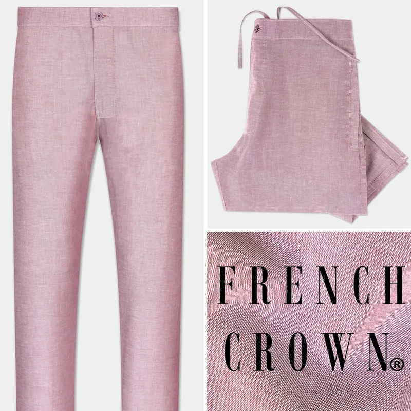 Careys Purple Royal Oxford Lounge Pant 1