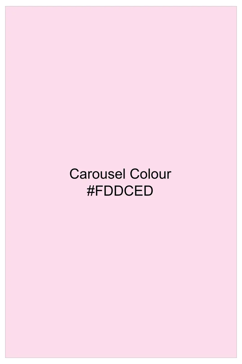 Carousel Pink Checkered Dobby Premium Giza Cotton Shirt 8