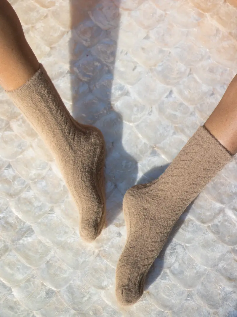 Cashmere Cable Camel 1