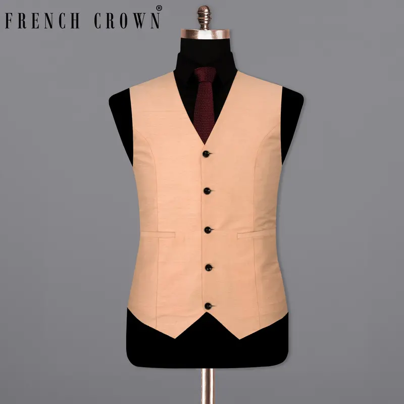 Cashmere Textured  Waistcoat 1