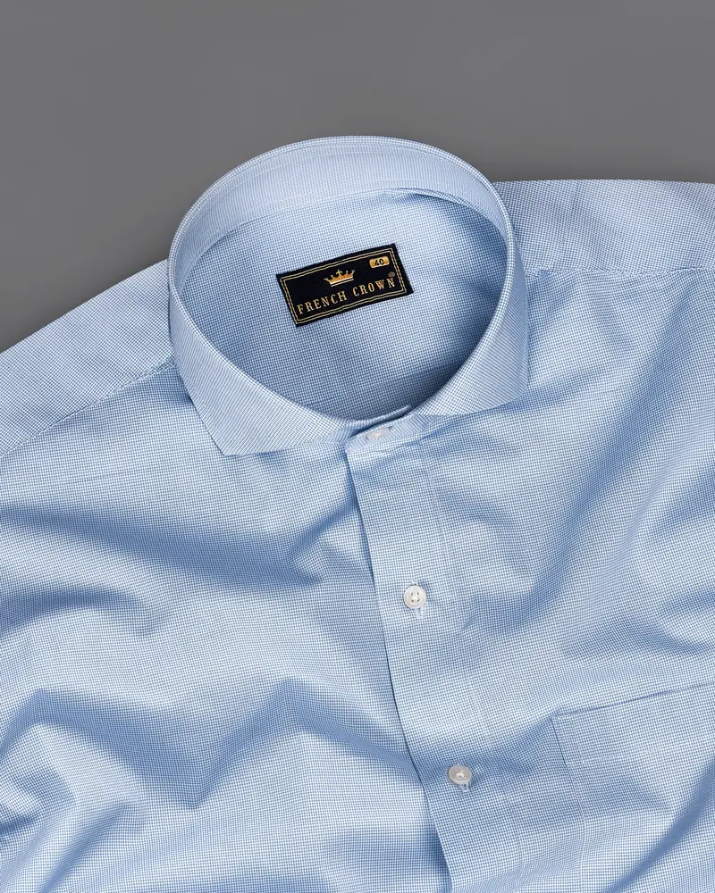 Casper Blue Premium Cotton Shirt 4