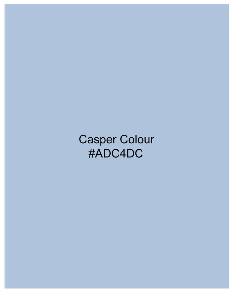 Casper Blue Premium Cotton Shirt 8
