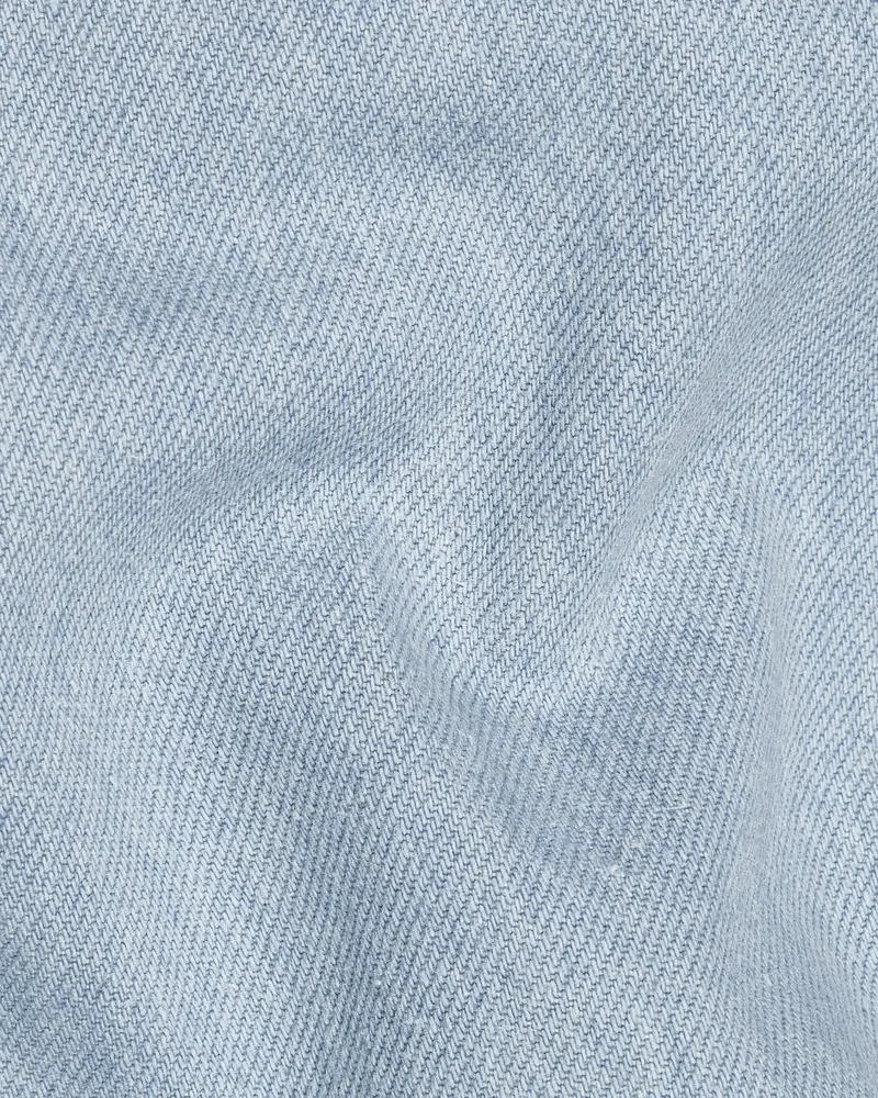 Casper Blue Rinse Wash Stretchable Cargo Denim 3