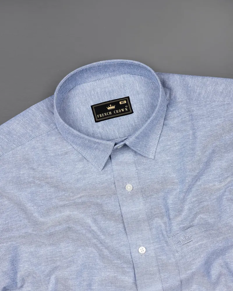 Casper Blue Royal Oxford Shirt 3