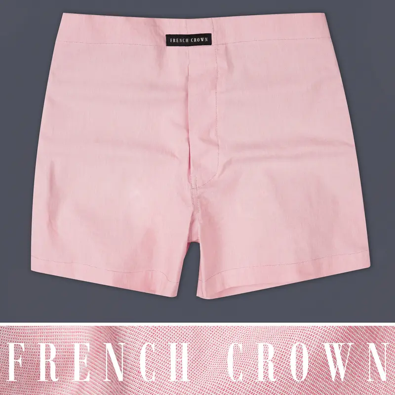 Cavern Pink Chambray Boxer 1