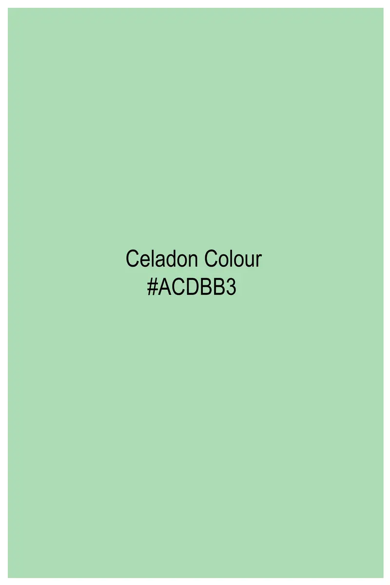 Celadon Green Subtle Sheen Super Soft Premium Cotton Kurta Set 8
