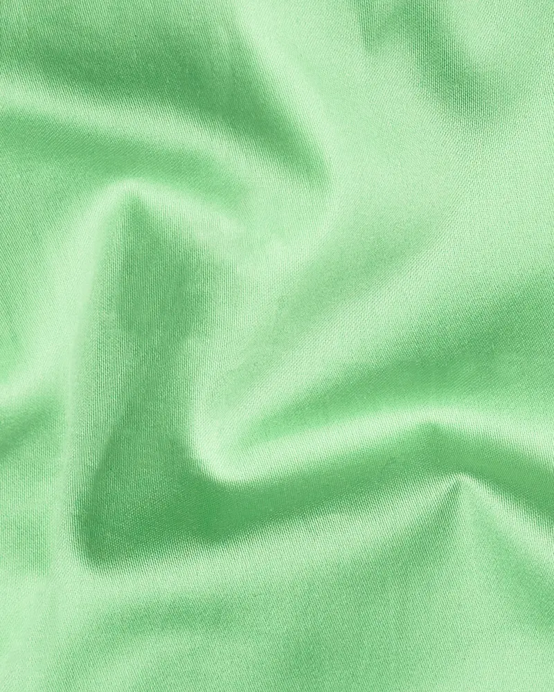 Celadon Green Subtle Sheen Super Soft Premium Cotton Shirt 2