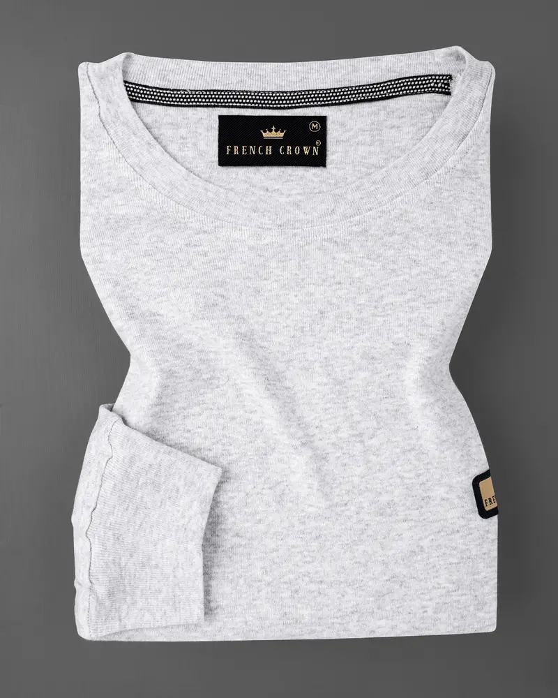 Celeste Grey Full Sleeve Premium Cotton Jersey Sweatshirt 2