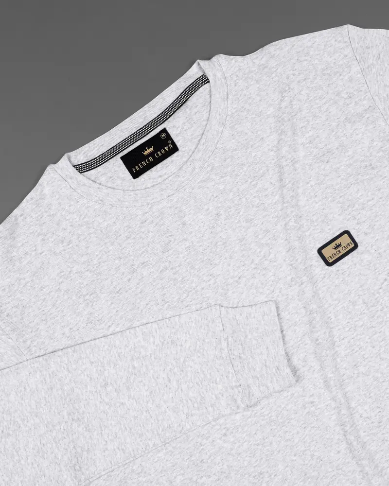 Celeste Grey Full Sleeve Premium Cotton Jersey Sweatshirt 4
