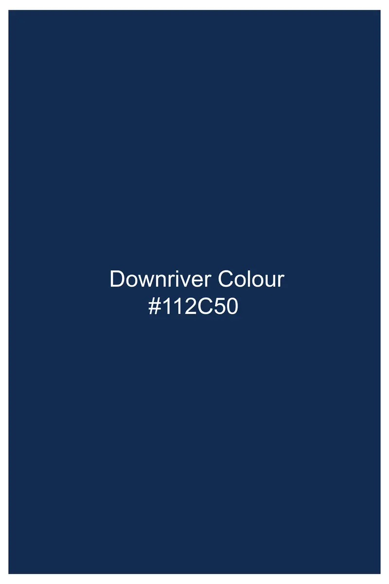 Celesteglow-Downriver Blue Printed Subtle Sheen Super Soft Premium Cotton Shirt 7