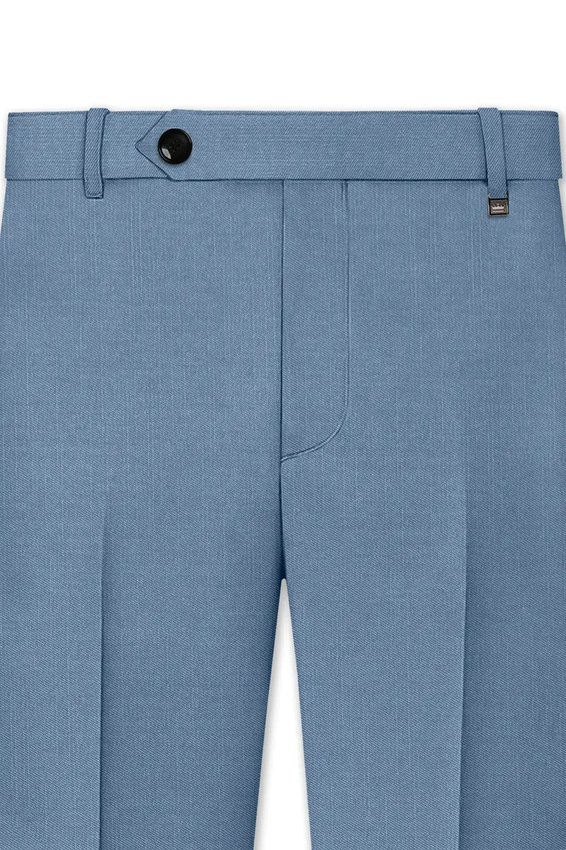 Celestor-Lynch Blue Wool Rich Slight Stretch Single Breasted Suit 12
