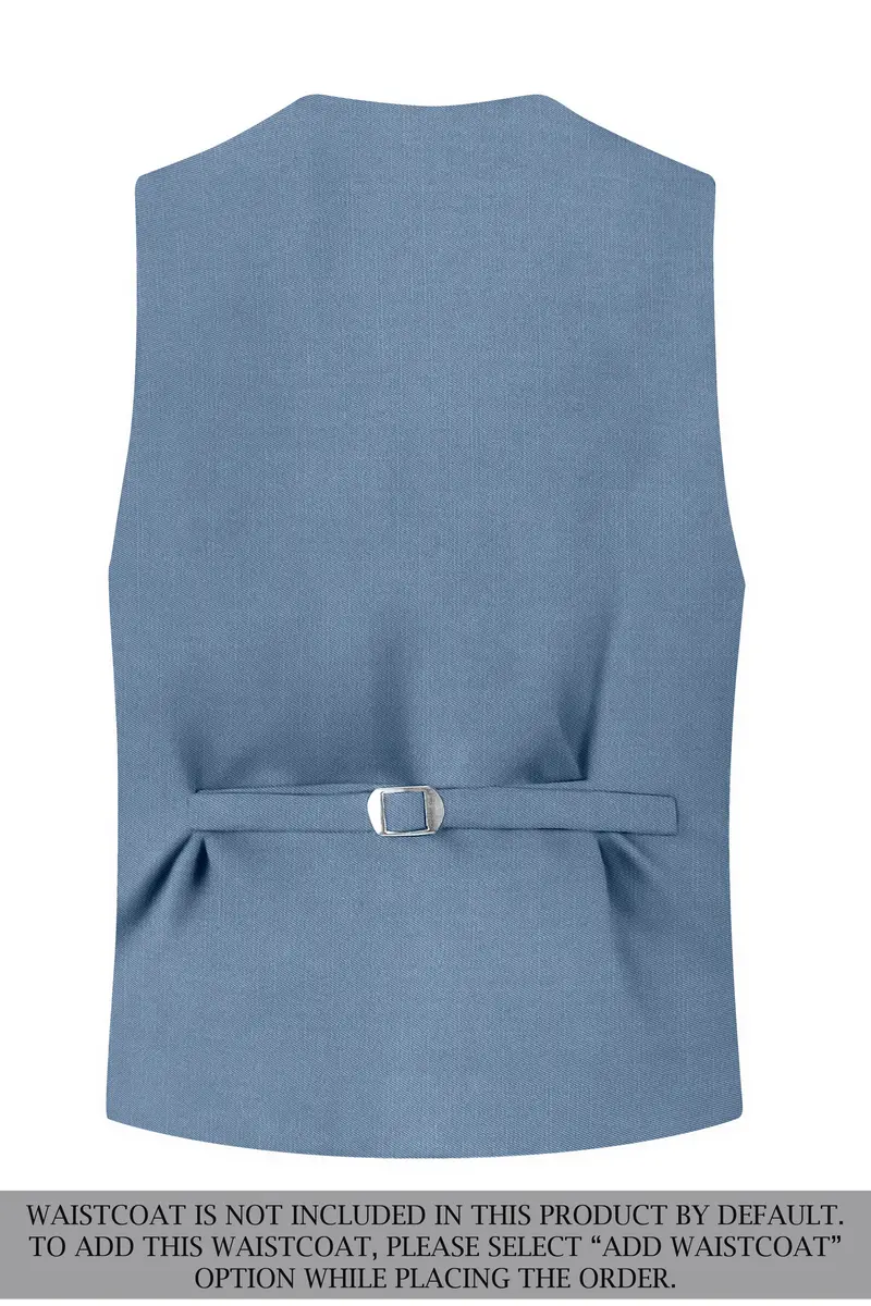 Celestor-Lynch Blue Wool Rich Slight Stretch Single Breasted Suit 17