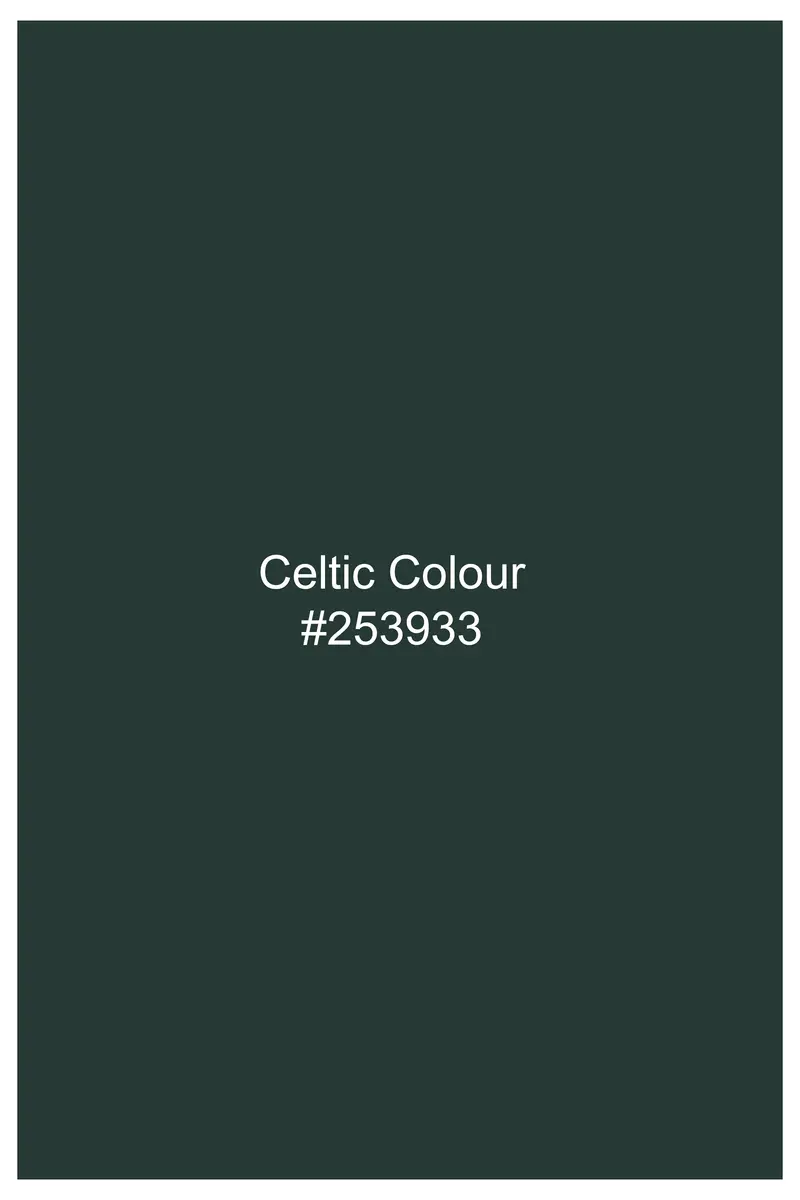 Celtic Green Solid Oxford Premium Cotton Boxer 7