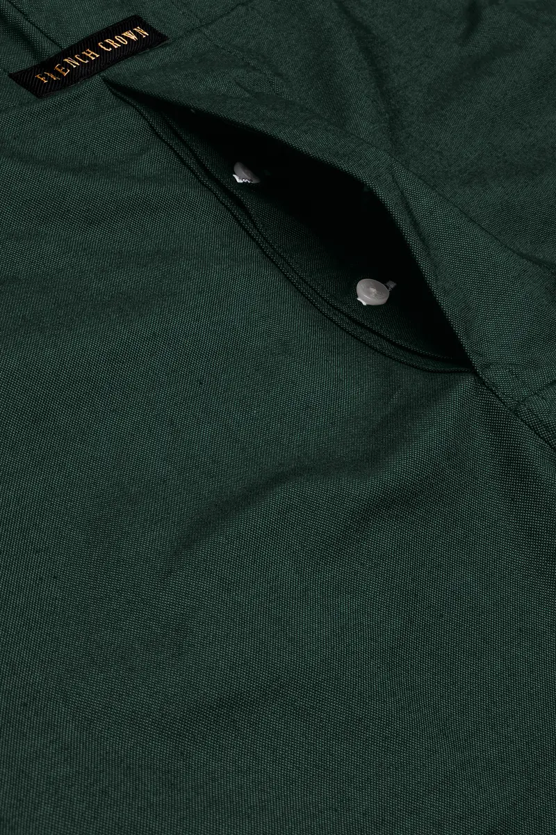 Celtic Green Solid Super Soft Oxford Premium Cotton Boxer 4