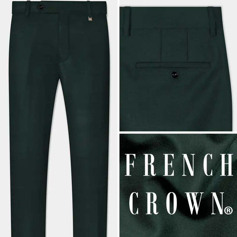 Celtic Green Wool Rich Pant 1