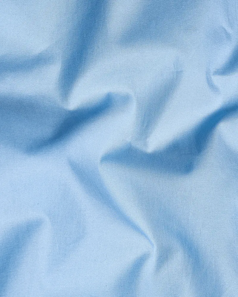 Cerulean Blue Royal Oxford Shirt 2