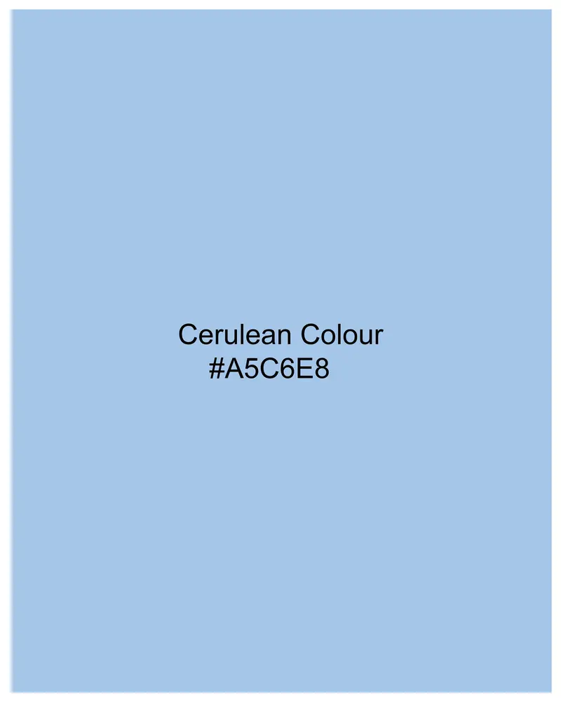 Cerulean Blue Royal Oxford Shirt 8