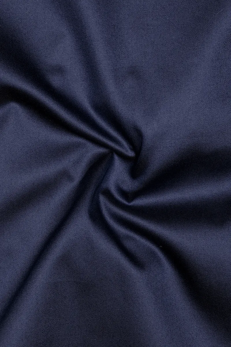 Cerulean-Tealish Blue Solid Subtle Sheen Super Soft Premium Cotton Semi Formal Mandarin Collar Shirt 3
